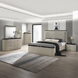 Rhone Luxury Chanel Detail Bed - Greyish Beige