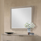 Chianti Luxury Beveled Edge Mirror - Light Oak