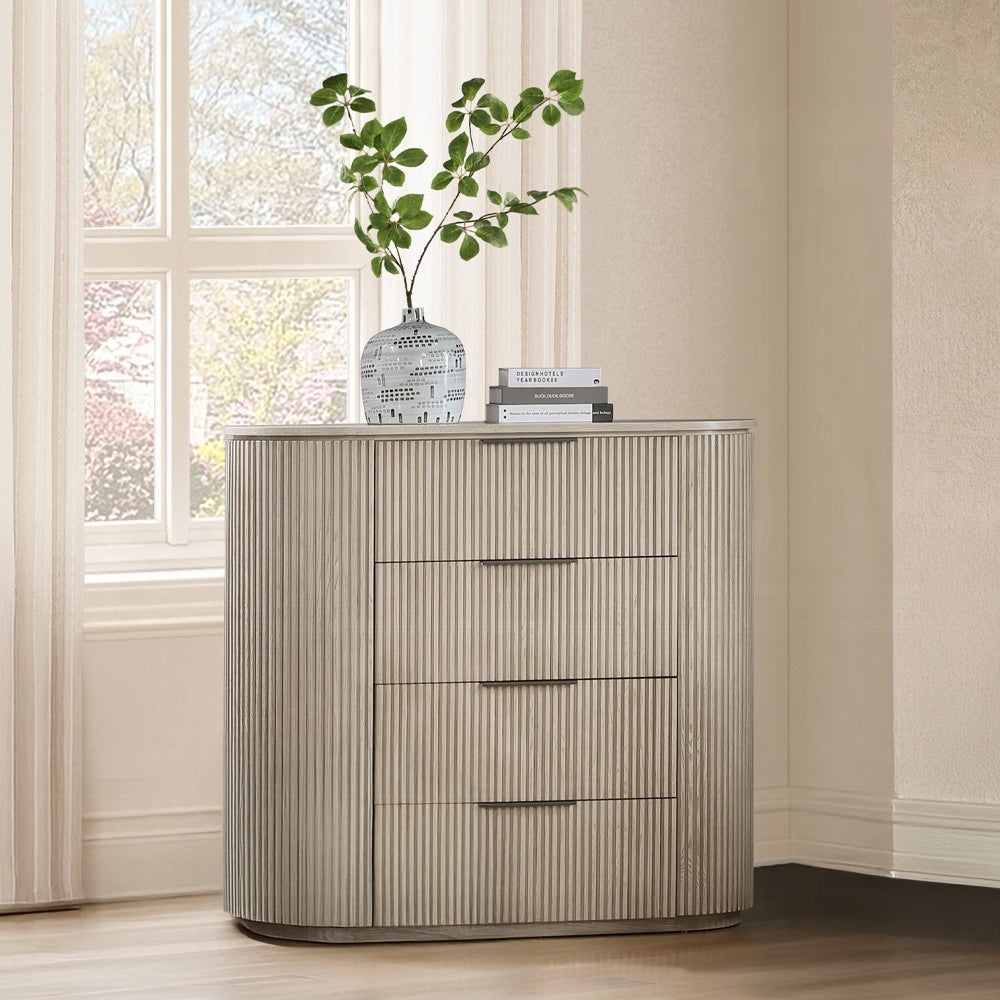 Chianti Luxury Chanel Chest - Light Oak