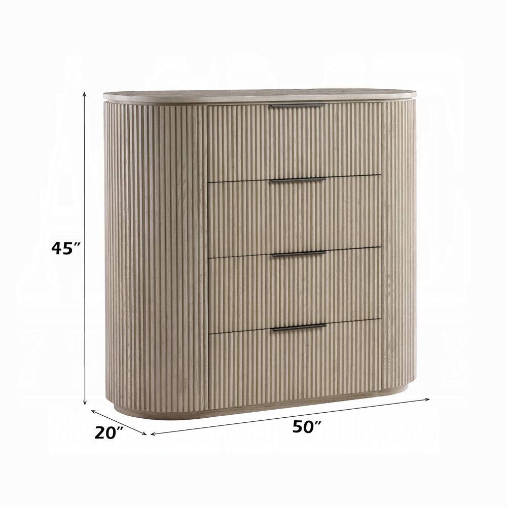Chianti Luxury Chanel Chest - Light Oak