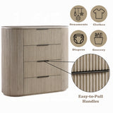 Chianti Luxury Chanel Chest - Light Oak