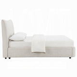 Tocan Upholstered Platform Bed - Beige