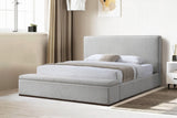 Daisy Storage Upholstered Platform Bed - Grey