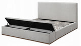 Daisy Storage Upholstered Platform Bed - Grey