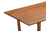 Close-up of a Bernalda corner in Honey Brown: the rounded corner, the slim rounded edge and a frame post below