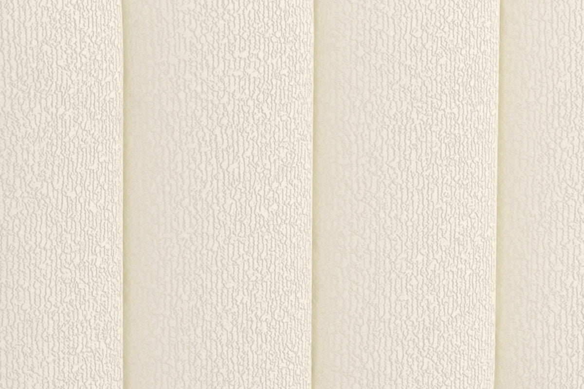 Close-up of the cream boucle: dense small loops in warm ivory
