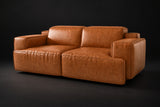 Valentina Distressed Leather Recliner Sofa