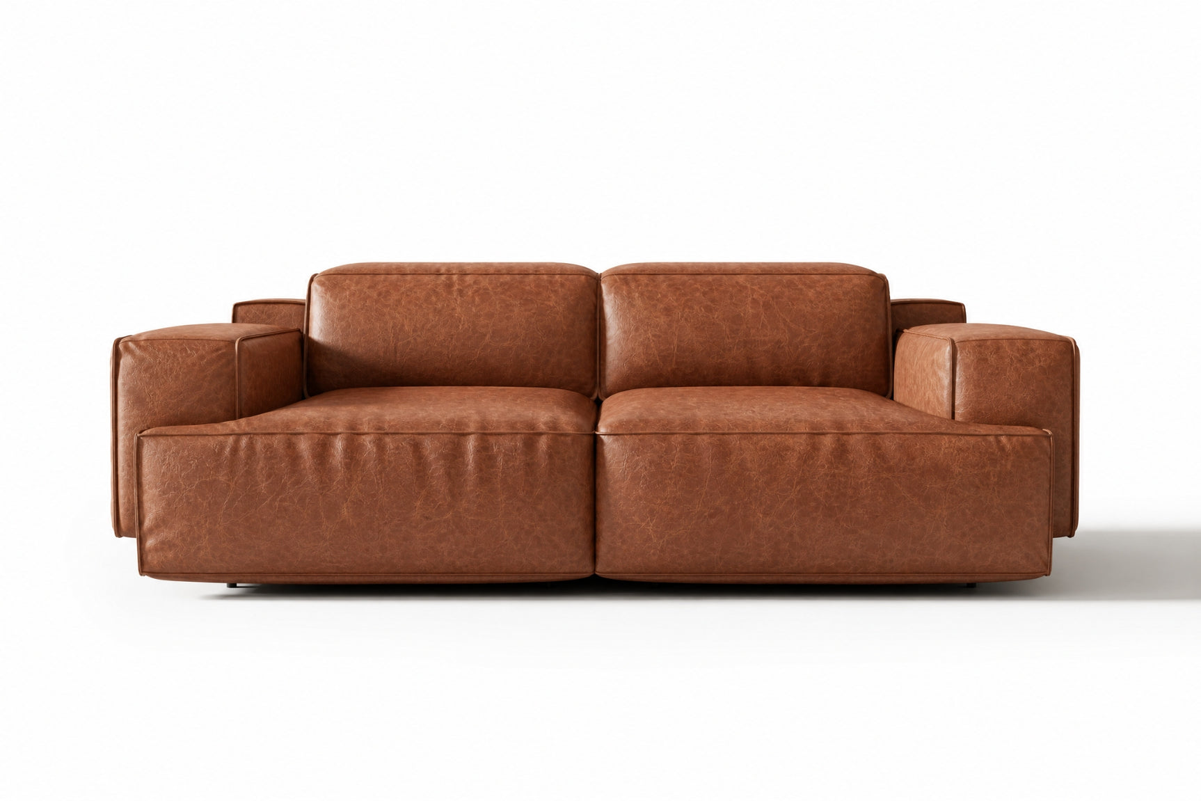 Valentina Distressed Leather Recliner Sofa