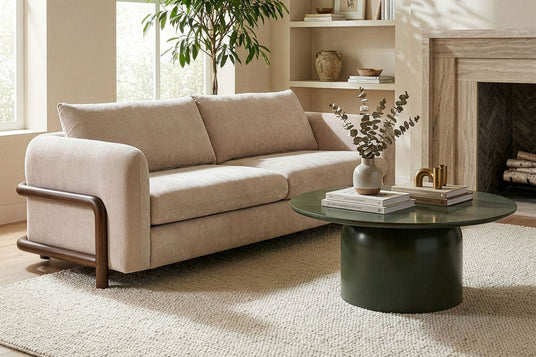 Calista Fabric Sofa - Room to Stretch Out