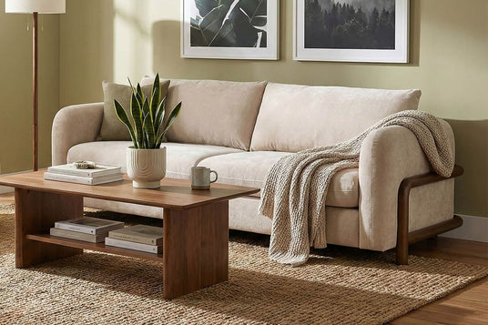 Calista Fabric Sofa - Easy to Keep Fresh