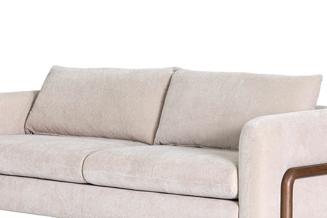 Calista Fabric Sofa - Reversible Back Cushions