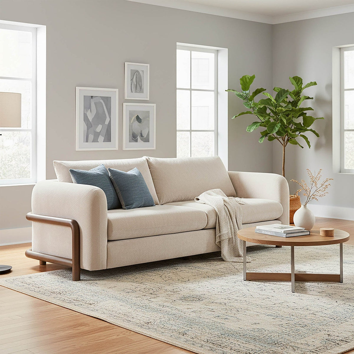 Calista Fabric Sofa