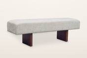 Caltagirone upholstered bench in Oatmeal Sand