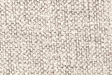 Corwin Ivory textured polyester fabric swatch