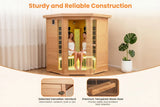Costway 3-5 Person Corner Sauna
