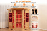 Costway 3-5 Person Corner Sauna