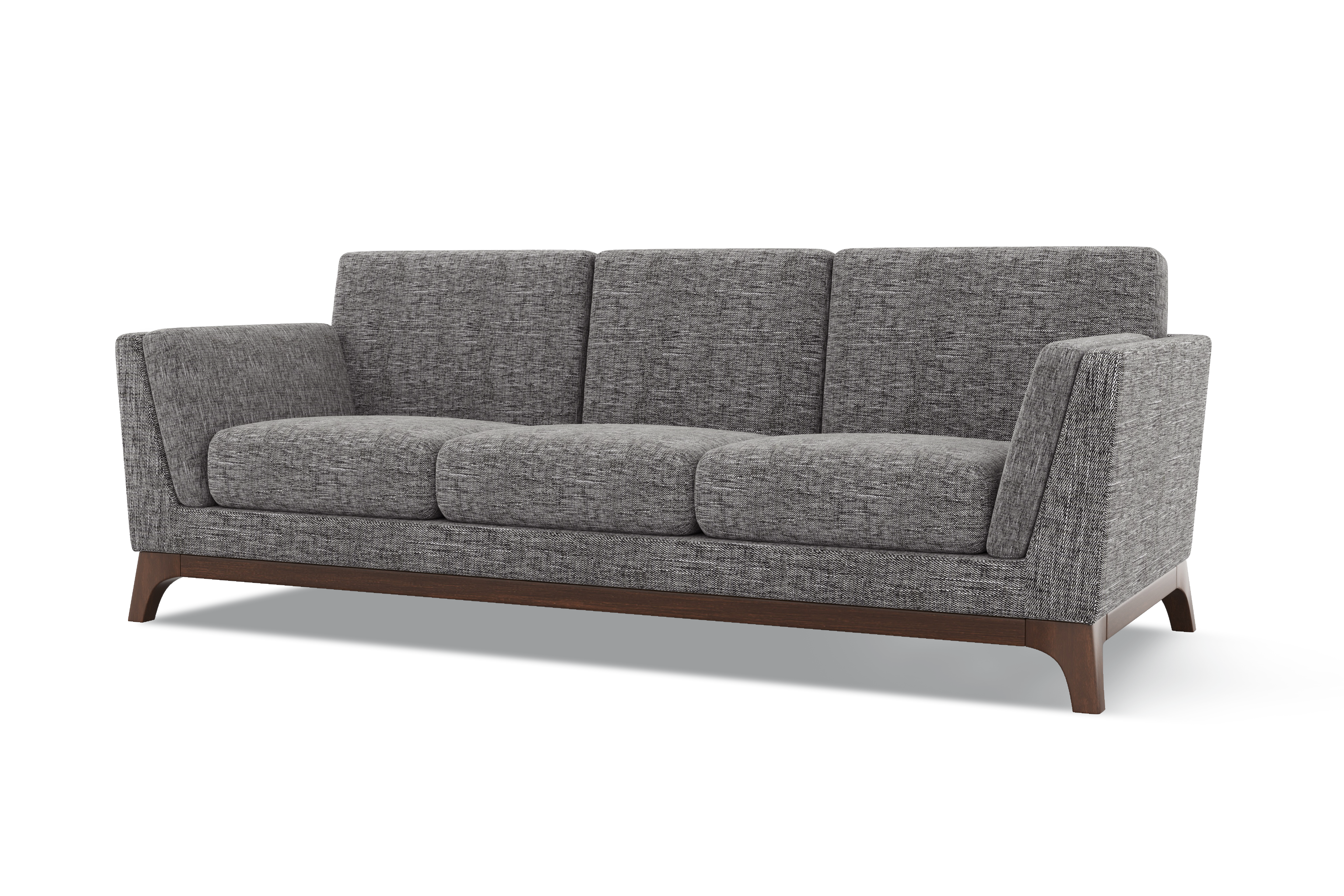 Valencia Sintra Performance Fabric Three Seats Sofa, Cloudy Grey