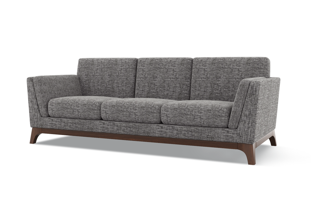 Valencia Sintra Performance Fabric Three Seats Sofa, Cloudy Grey