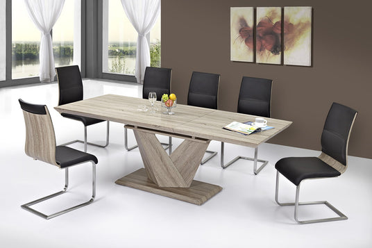 Ellis Washed Oak Butterfly Extension Dining Table - Pairs with Many Chair Styles
