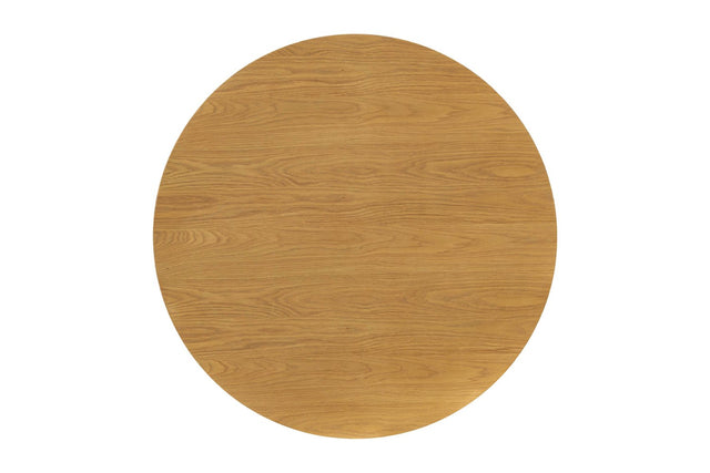 Elowen Oak Round Pedestal Dining Table - 47-Inch Round Top