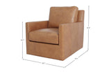 Elwood swivel glider chair dimensions: 29.1 in wide, 37.7 in deep, 32.6 in high