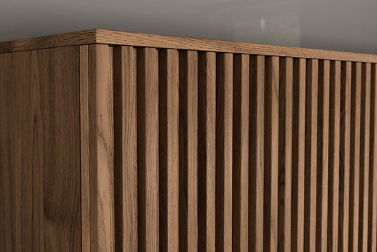 Fluted Oak Doors