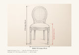 Este dimensions: 19.3 in wide, 37.8 in high, seat height 20.5 in, 22.4 in deep