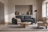 Esther Distressed Italian Aniline Leather Power Dual Recliner Sofa