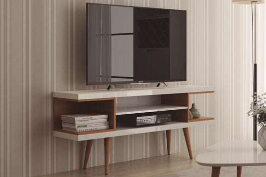 White Gloss With Warm Wood