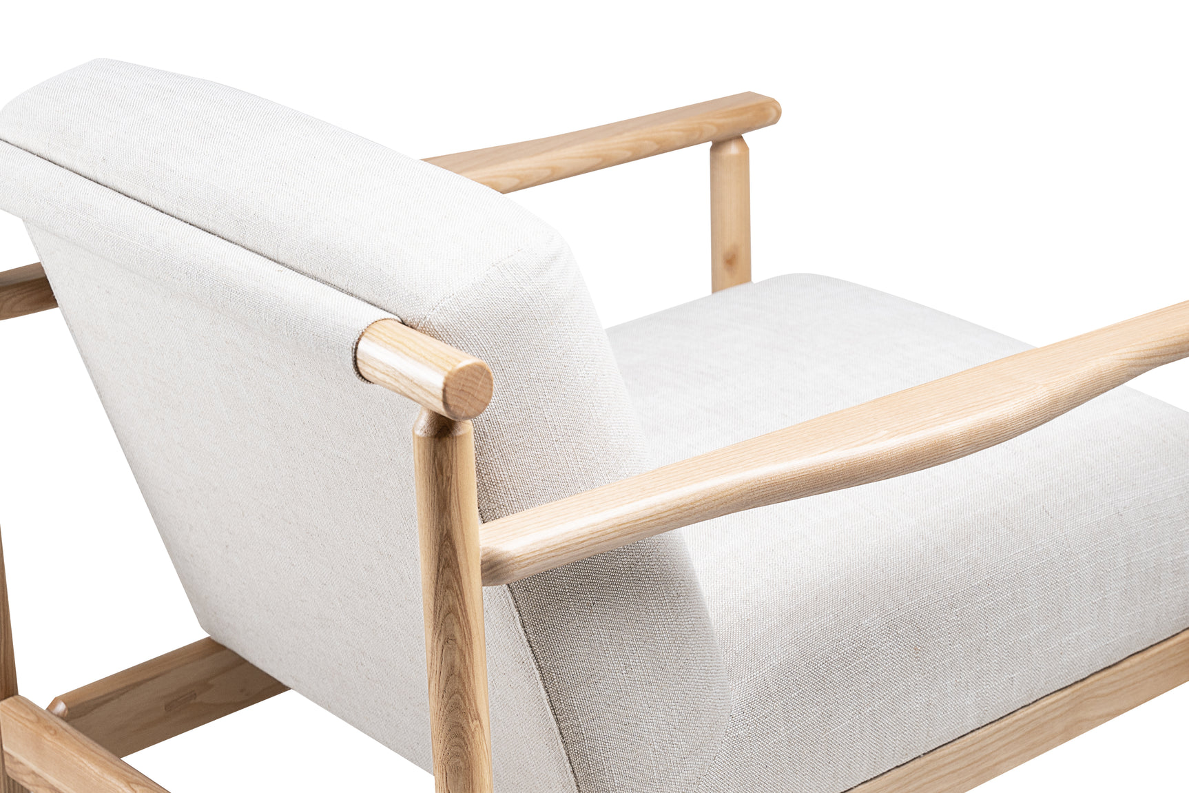 Regal Fabric & Wood Accent Chair