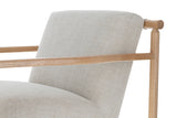 Regal Fabric & Wood Accent Chair