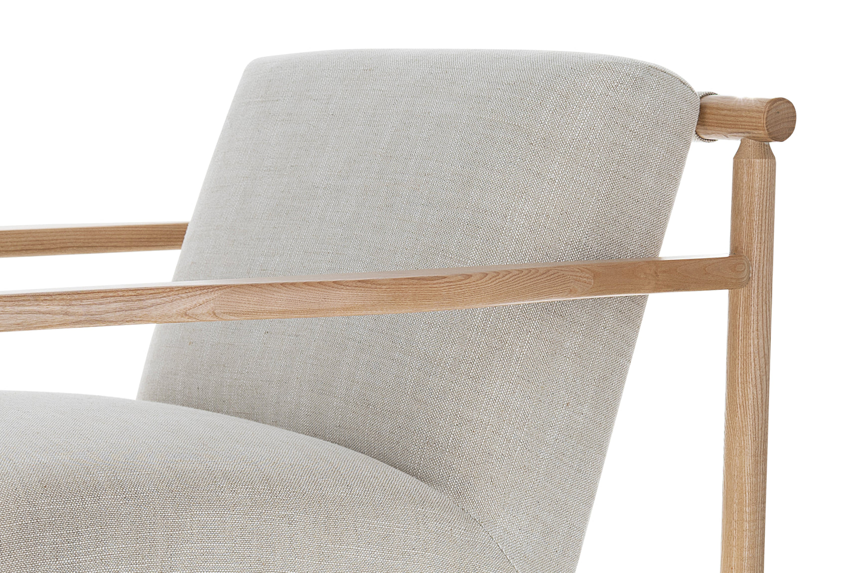 Regal Fabric & Wood Accent Chair