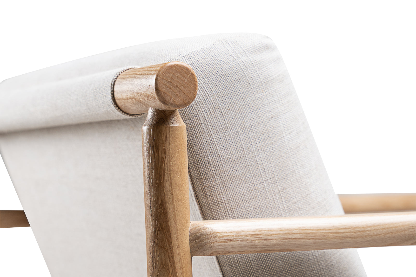 Regal Fabric & Wood Accent Chair