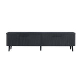 Tempo 69" Fluted TV Stand with 2 Drawers - Multiple Color Options