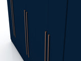 Torino Modern Freestanding Wardrobe - Midnight Blue