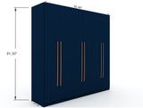 Torino Modern Freestanding Wardrobe - Midnight Blue
