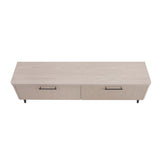 Tempo 69" Fluted TV Stand with 2 Drawers - Multiple Color Options