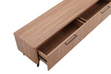 Tempo 69" Fluted TV Stand with 2 Drawers - Multiple Color Options
