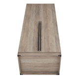 Genoa Modern 2-Piece Freestanding Wardrobe - Rustic Grey