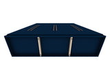 Torino Modern Freestanding Wardrobe - Midnight Blue