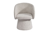 Finley sand fabric accent chair, front view