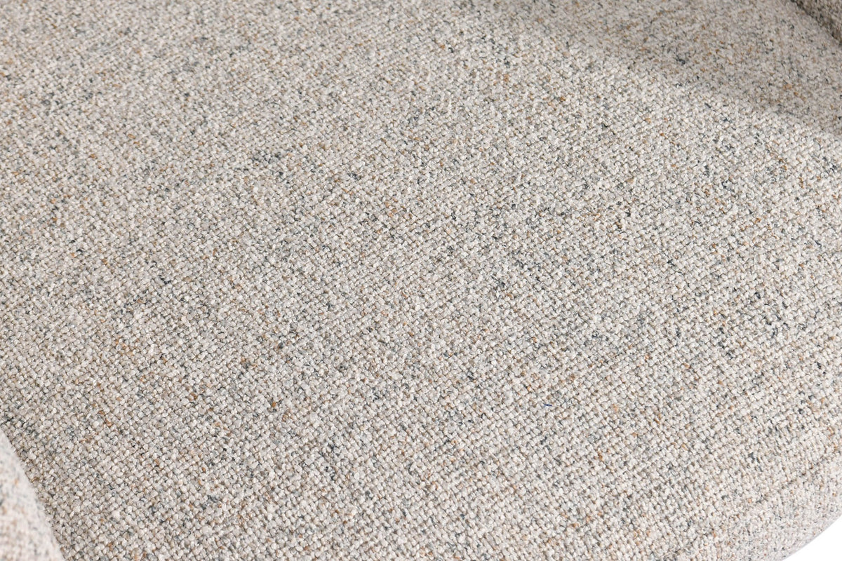 Close-up of the Finley seat cushion and textured polyester weave