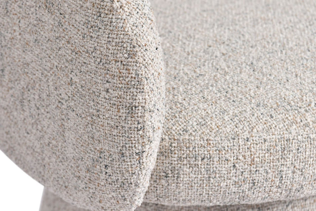 Finley Textured Fabric Barrel Accent Chair - Plush Foam Padding