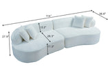 Fiora sofa dimensions: 114 in wide, 36.6 in deep, 28 in high; seat 26.3 in deep and 17.3 in high