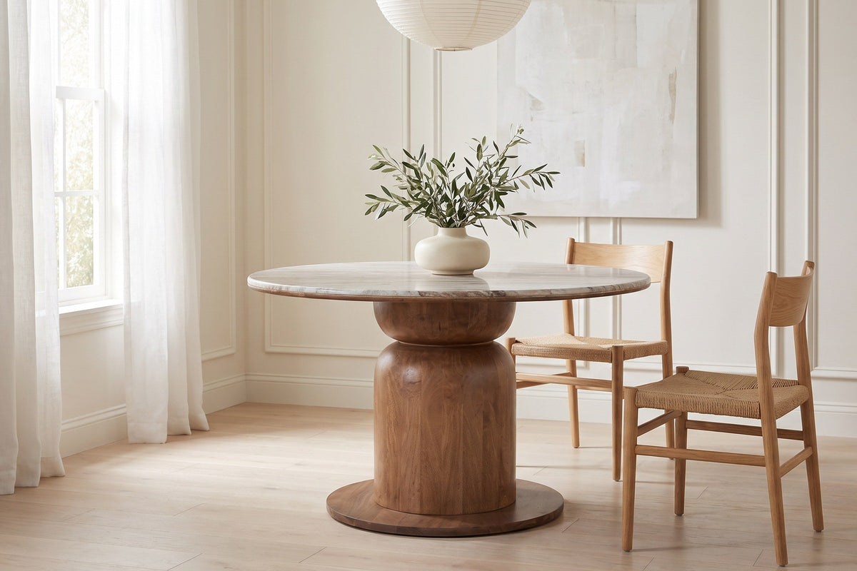 Fiumalbo dining table in a bright Toronto dining room