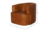 Hollis swivel chair dimensions: 31 in wide, 34.2 in deep, 28.3 in high