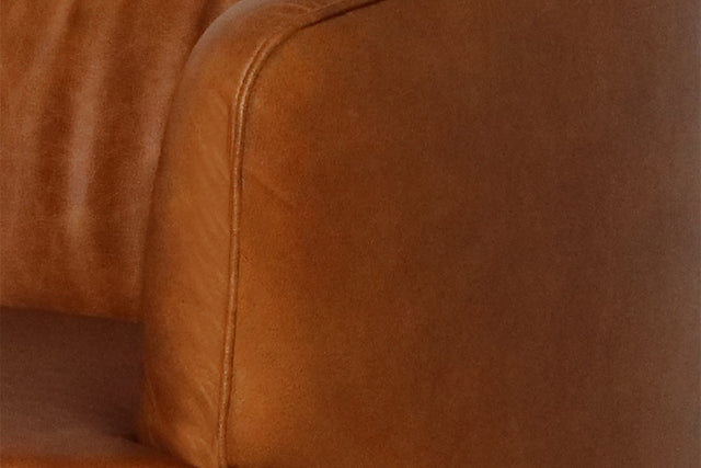 Hollis Leather Swivel Accent Chair - Buffalo or Top-Grain Leather