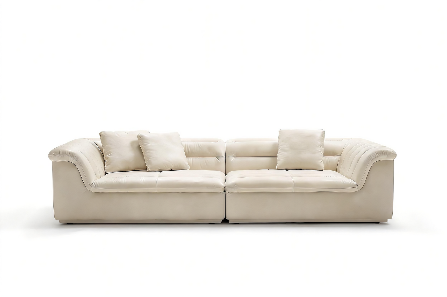 Hover 130" Leather Sofa