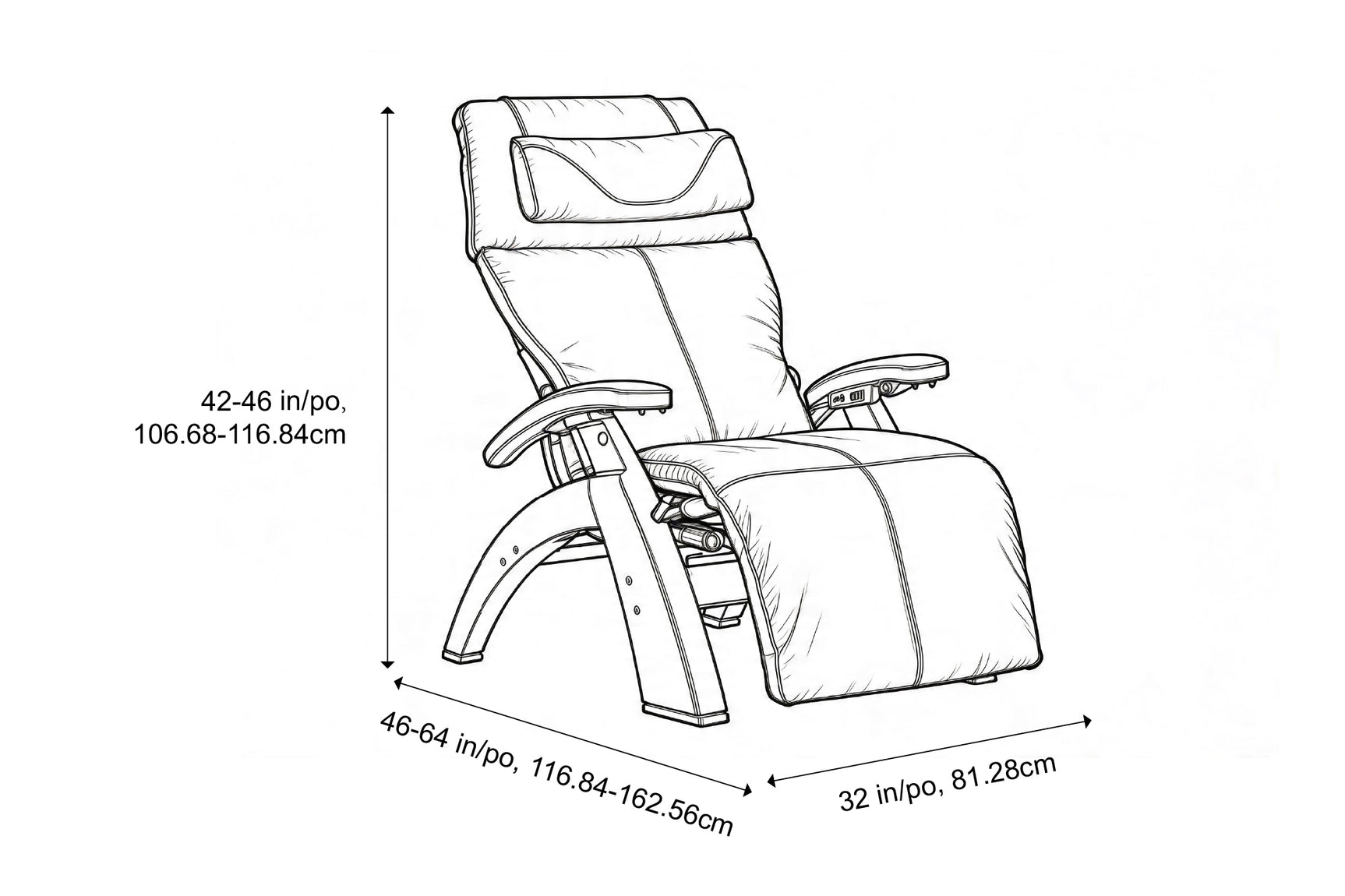 Humantouch Perfect Chair Pc-610 Omni-Motion Recliner