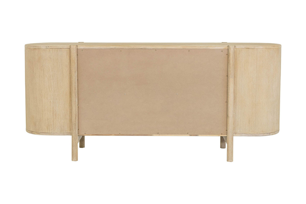 Back view of the Ilaria acacia sideboard